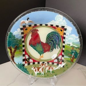 Rooster Bowl by Peggy Karr